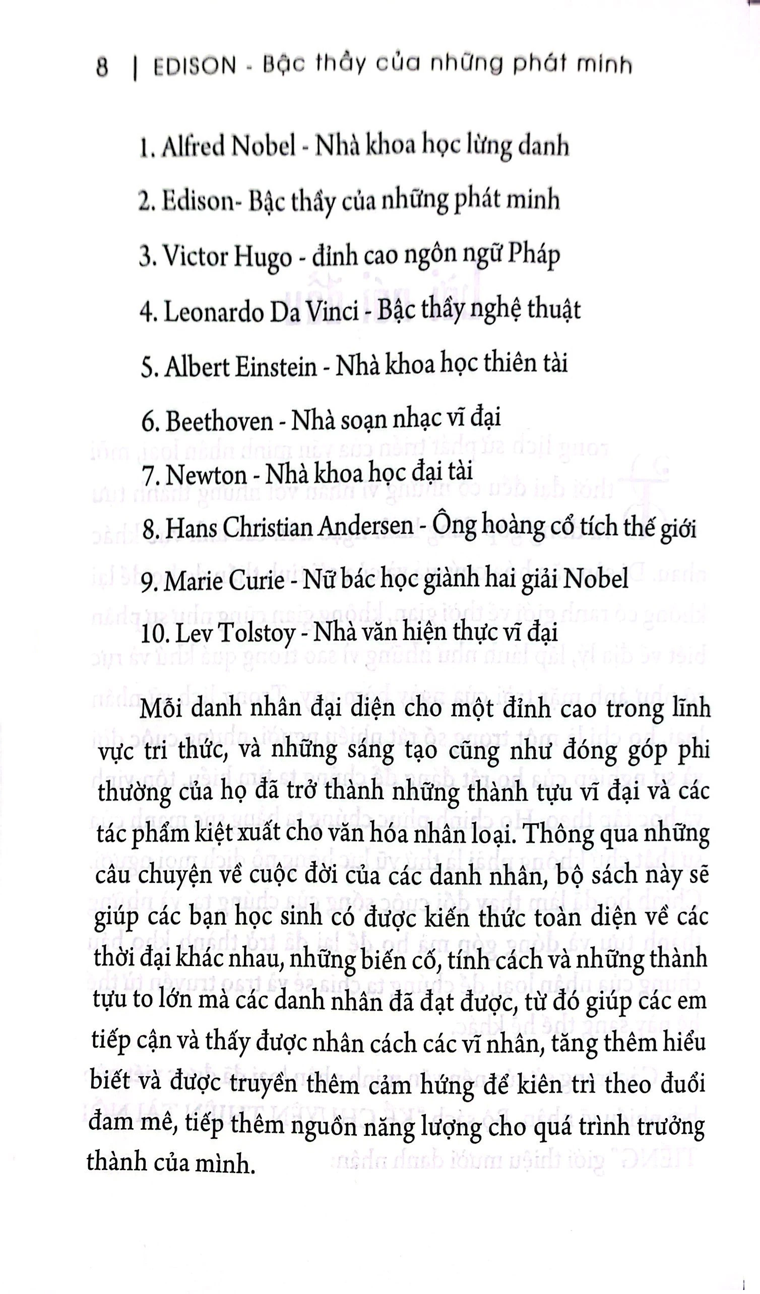 Kể Chuyện Thiên Tài Nổi Tiếng - Edison - Bậc Thầy Của Những Phát Minh